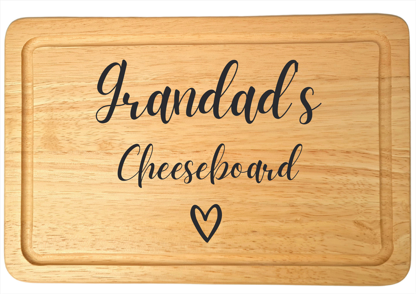 Second Ave Grandad's Cheeseboard Kitchen Rectangle Chopping Board Cheese Board Birthday Xmas Father's Day Gift