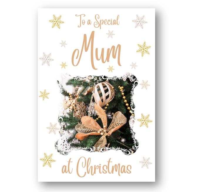 Second Ave Mum Christmas Gold Decoration Xmas Holiday Festive Greetings Card