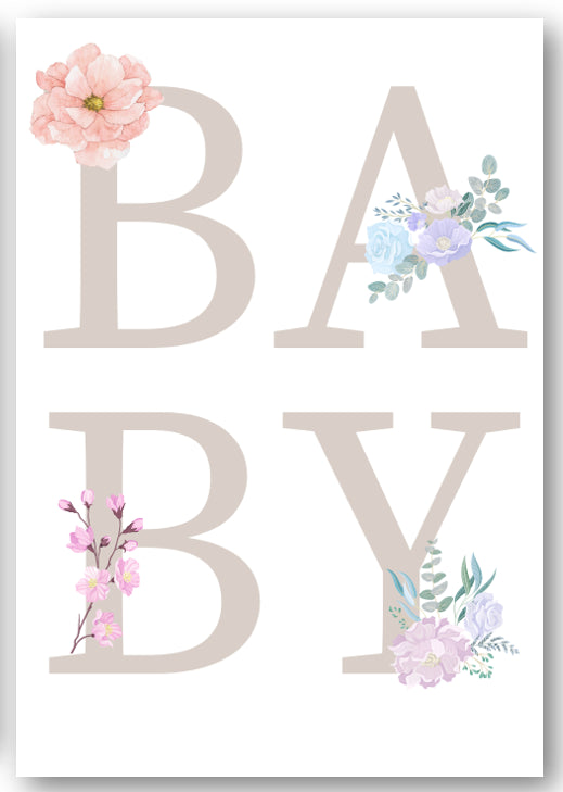 Second Ave Baby Girl Newborn Baby Congratulations Card