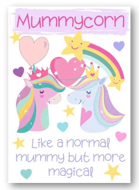 Second Ave Children's Mummycorn Unicorn Mummy Happy Birthday Card