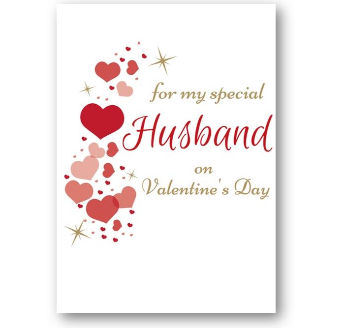 Second Ave Husband Valentine Card For Him Cute Romantic Heart Card - Design 6