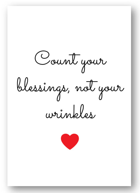 Second Ave Positive Count Your blessings Happy Birthday Card