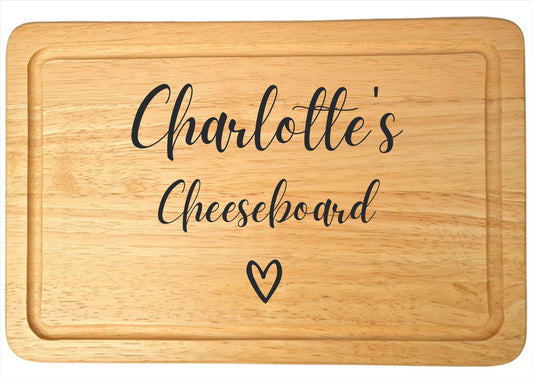 Second Ave Personalised Name Cheeseboard Kitchen Rectangle Chopping Board Cheese Board Birthday Xmas Gift