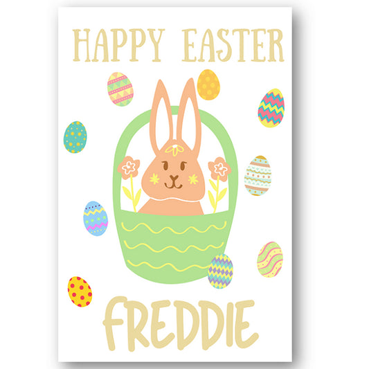 Second Ave Personalised Children's Happy Easter Card Greetings Card - Design 2