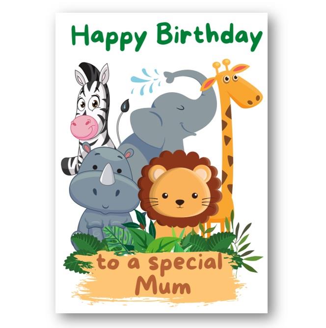 Second Ave Mum Children's Kids Birthday Card For Her Greetings Card