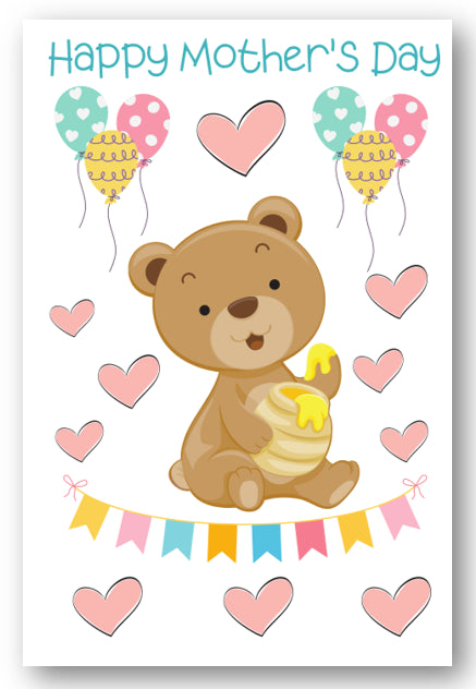 Second Ave Children's Kids Bear Mother's Day Card For Her