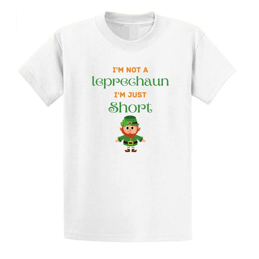 Second Ave Adult Funny I'm Not A Leprechaun I'm Just Short St Patrick's Day Top White T Shirt T-Shirt