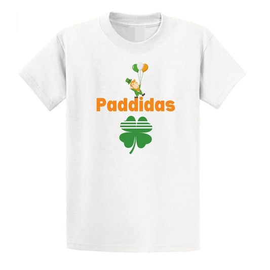 Second Ave Adult Funny Paddidas Irish St Patrick's Day Top White T Shirt T-Shirt