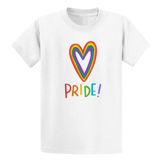 Second Ave Adult Pride Heart LGBTQ+ Festival Gay Lesbian Top White T Shirt T-Shirt