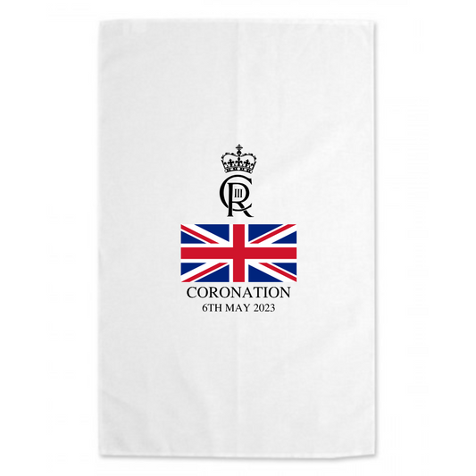 Second Ave King Charles III Royal Coronation Great Britain Celebration Souvenir Cotton Tea Towel Kitchen Home Dining