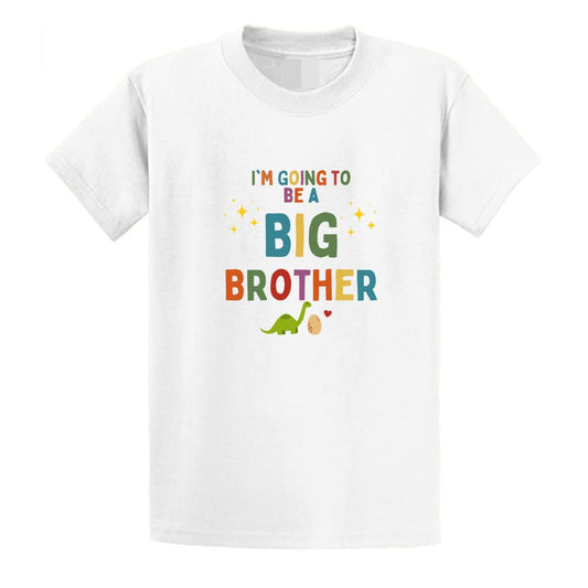 Second Ave Baby/Children's Cute I'm Going To Be A Big Brother Pregnancy Announcement White T Shirt Top